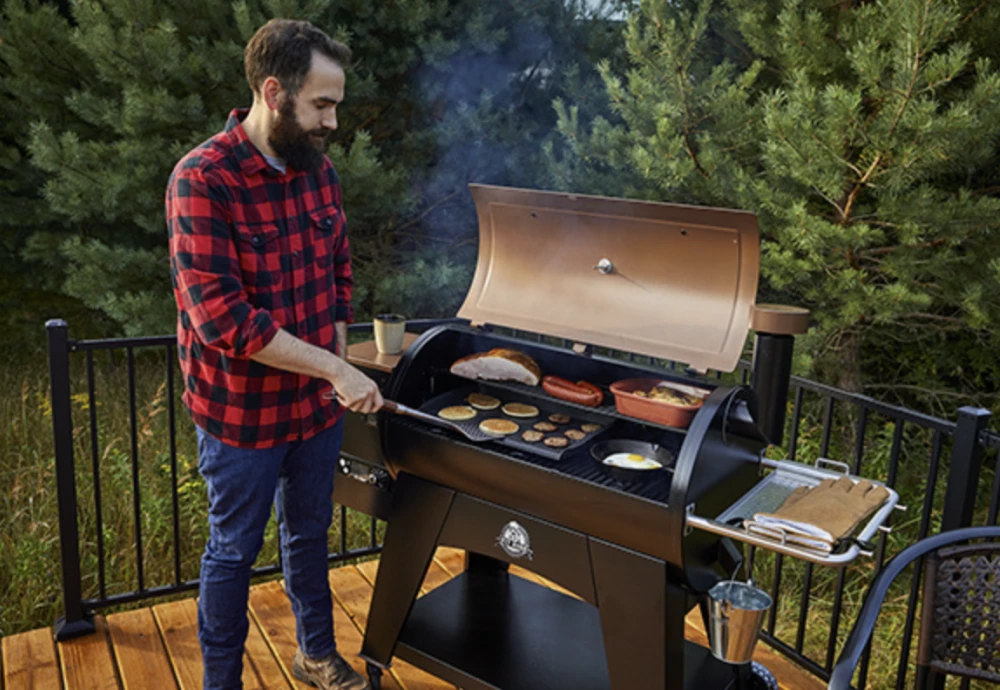 pellet wood smoker grill